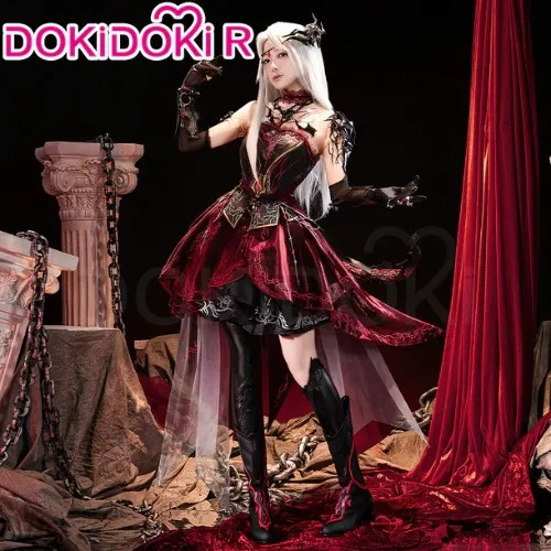 DokiDoki-R Game Love And Deepspace Cosplay Main Character Protagonist Where Drakeshadows Fall Costume Sylus MC Scarlet Passion | L-In Stock