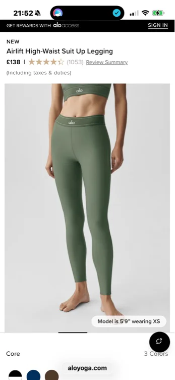 ALO leggings 