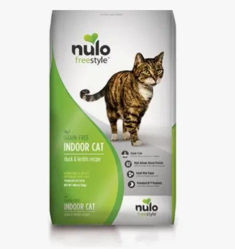 Nulo FreeStyle Indoor Duck & Cod Recipe with Omega Fatty Acids High Protein & Grain-Free Dry Cat Food