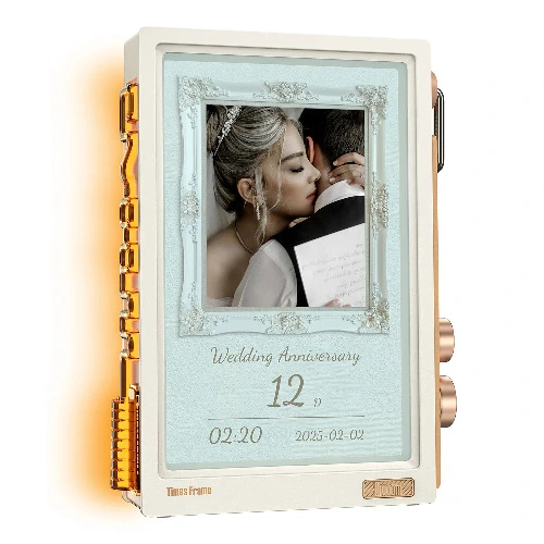 Divoom Times Frame-10.1" WiFi Digital Picture Frame with 64GB, Free App with No Subscription Fees, Supports Uploading Photos/Videos/Calendars/Weather/Sports Scores and Various DIY Content - White