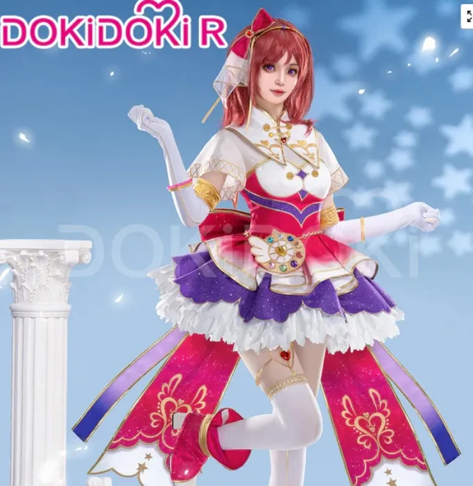 DokiDoki-R Anime LoveLive! School Idol Project Cosplay Lovelive Nishikino Maki Costume / Shoes Cover MakeUp Make-Up Magic | Costume Only-M-Order Processing Time Refer to Description Page