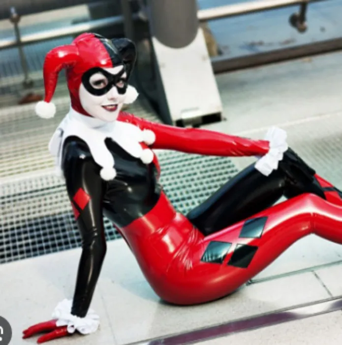 Harley Quinn Latex cosplay