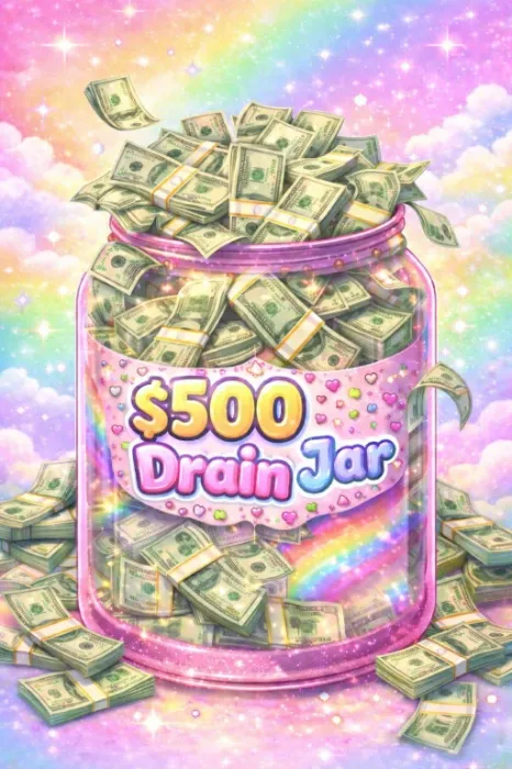 𝗘𝗺𝗽𝘁𝘆 𝘆𝗼𝘂𝗿 𝘄𝗮𝗹𝗹𝗲𝘁 🩷 $500