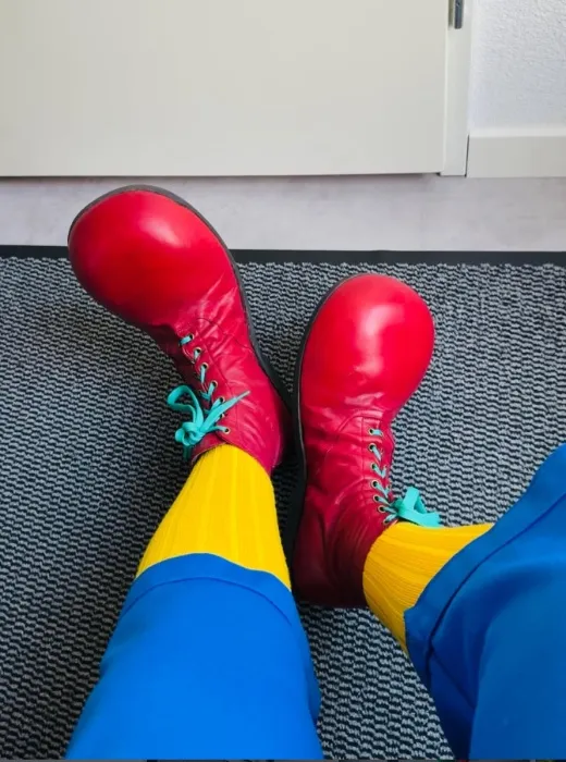 Red Floppy Clown Shoes!