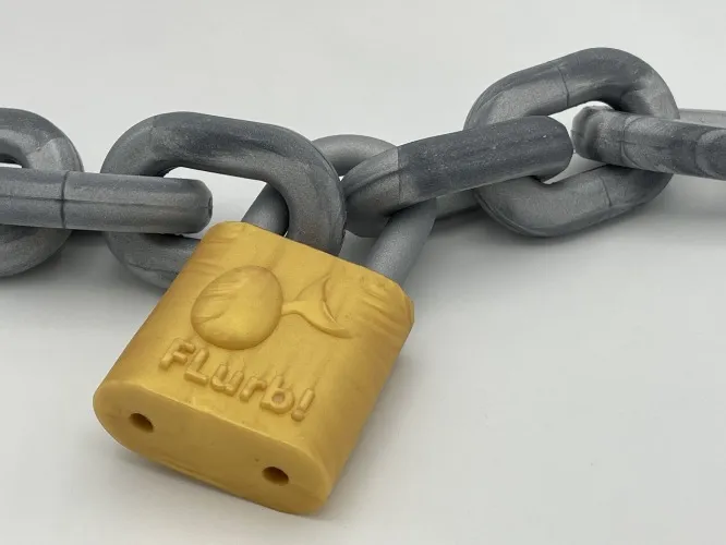 Flurb! Silicone Lock & Chain