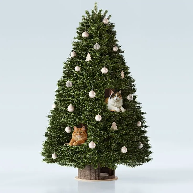 First christmas tree /ᐠ > ˕ <マ