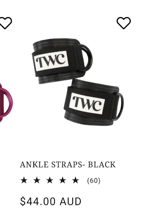 TRAIN WITH CONFIDENCE ANKLE STRAPS