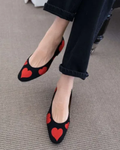 Ballerines du cœur rouge | 38