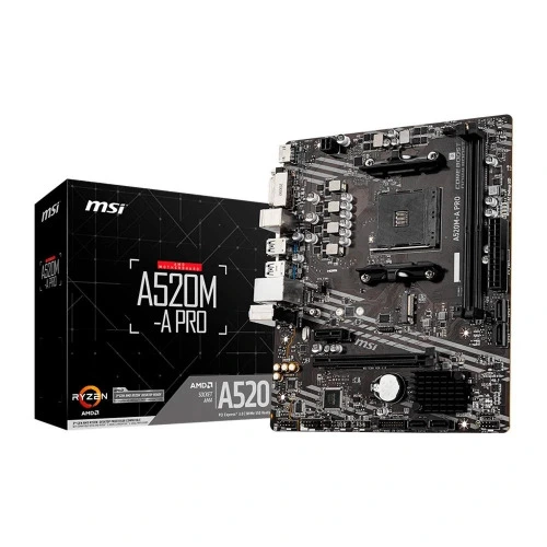 MOBO MSI A520M-A PRO, AMD AM4, mATX, DDR4