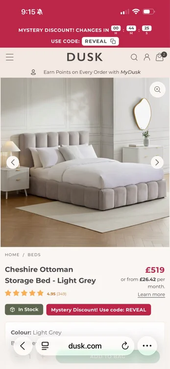 New King sized bed 🥱