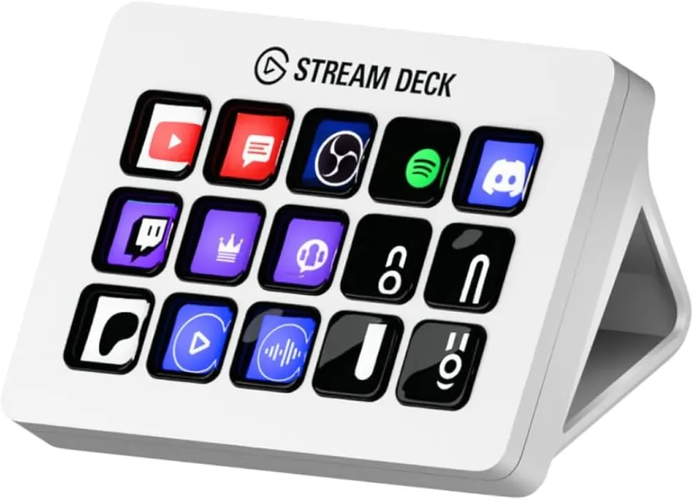 Elgato Stream Deck MK.2 Elgato Stream Deck MK.2 [15 Key Layout] Controller for Creating Live Contents Publisher Devices OBS/Twitch/Youtube Linked Mac/PC Compatible