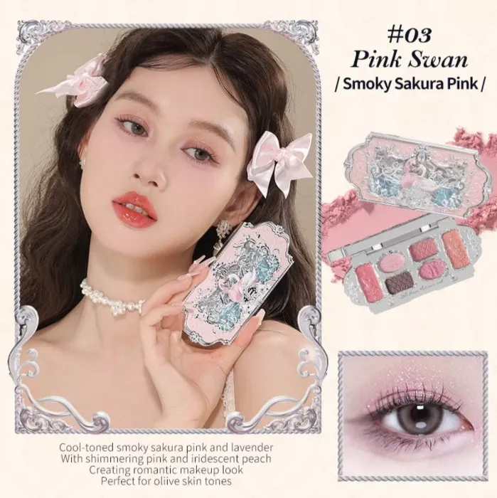 Flower Knows Pink Swan Make-up Set