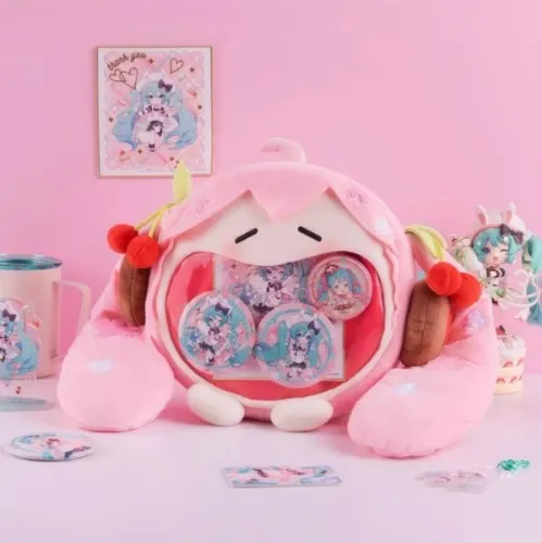 Bemoe Sakura Hatsune Miku Plushie Ita Bag
