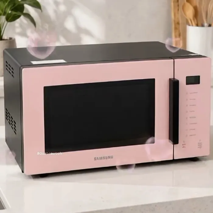 Samsung 23L Bespoke Microwave Oven - Clean Pink