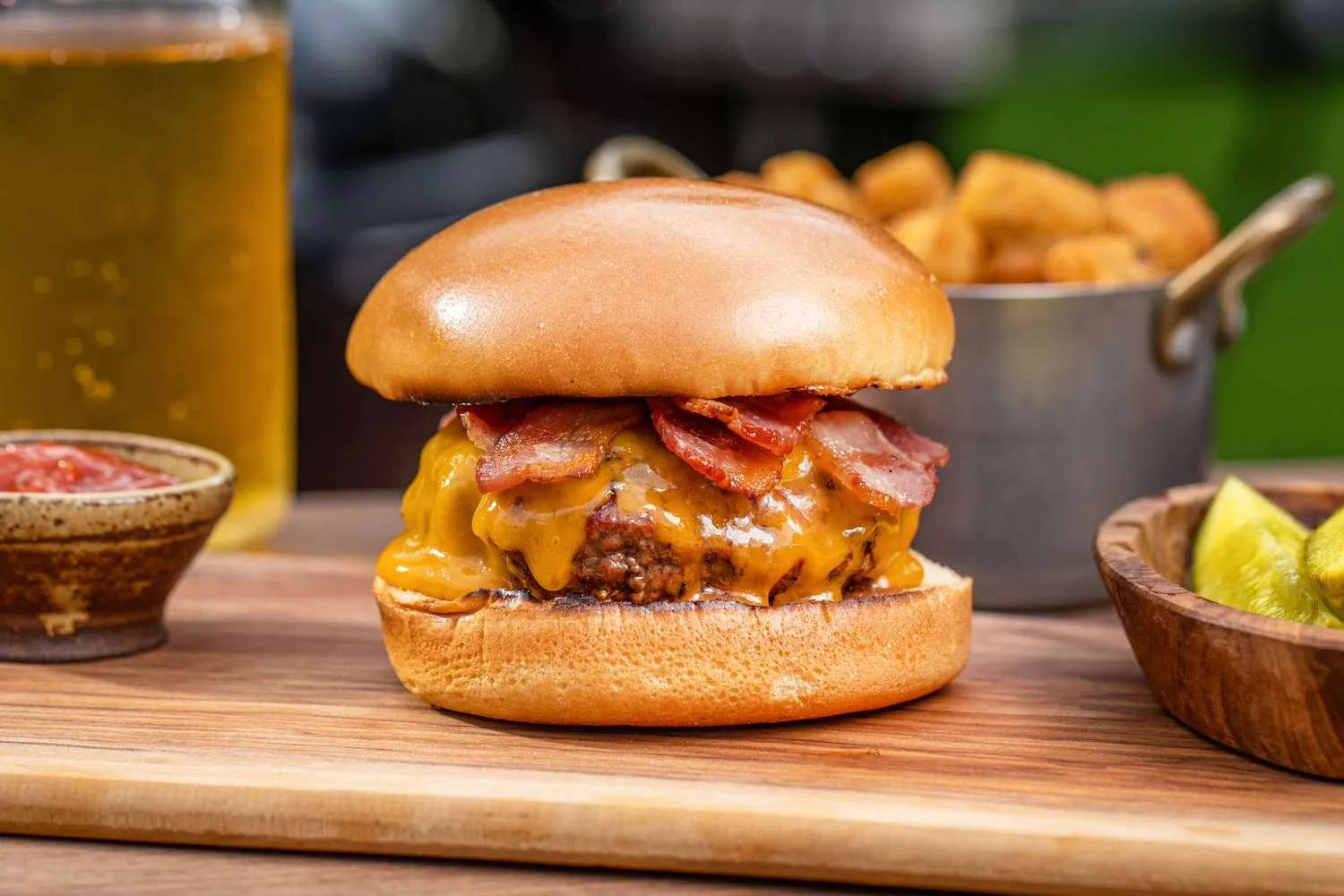 Bacon BBQ Cheese burger 