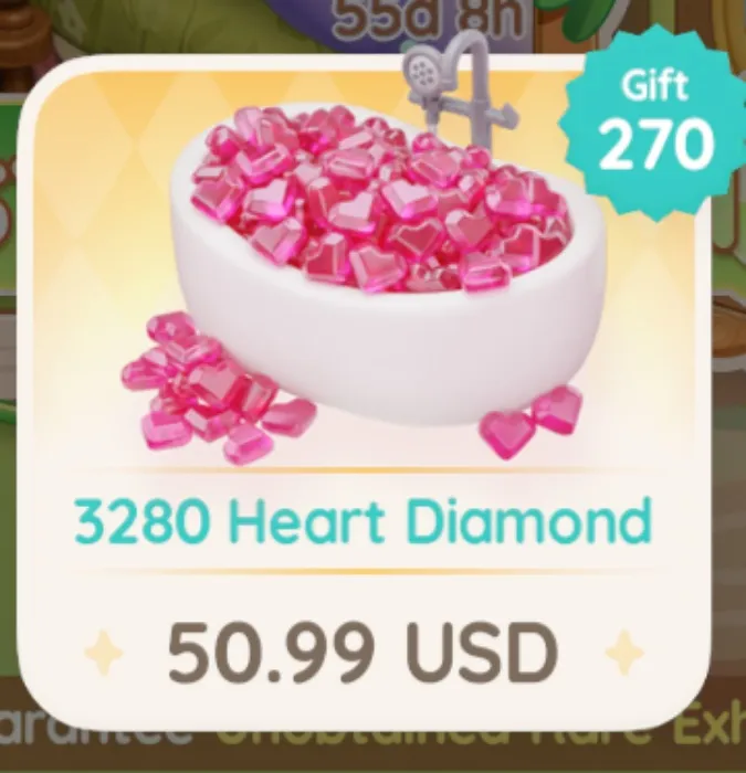 Heartopia- 3280 Heart Diamond