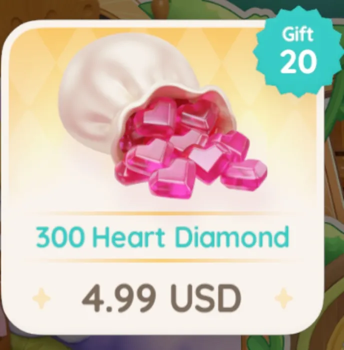 Heartopia- 300 Heart Diamond