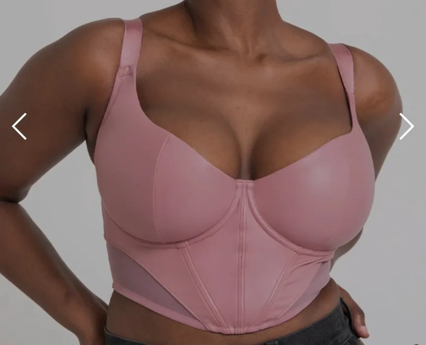 Longline Balcony Bra Dusky Rose Pink