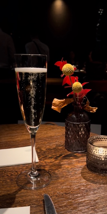 Royal glass of Champagne 