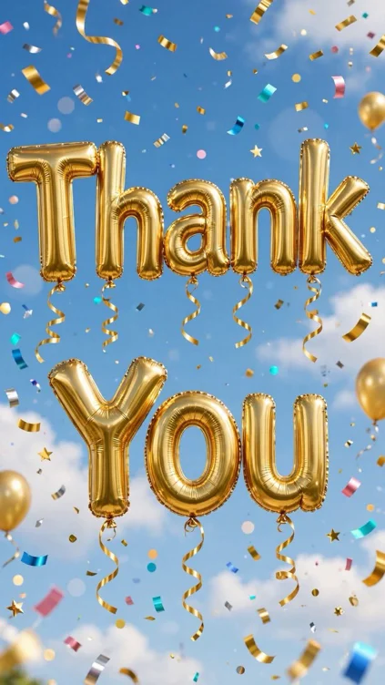 Thank you Balloons