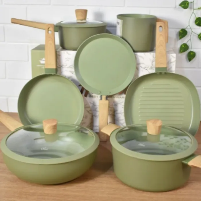 Green cooking set