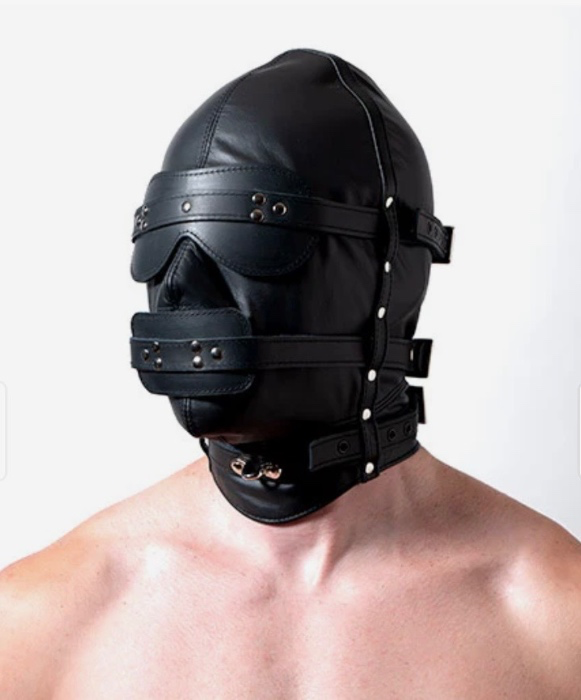 Priape Leather Hood 