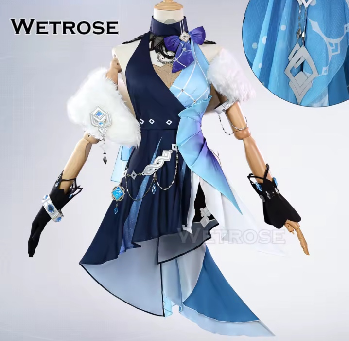 FULL YELAN COSPLAY Outfit + wig ( Yelans skin version) 