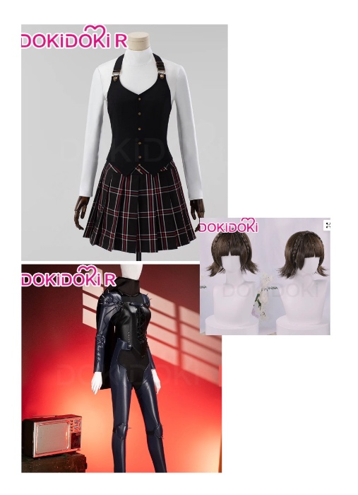 Makoto Persona 5 FULL SET 2 outfits + wig