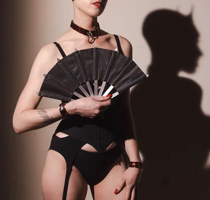 Leather Danger Fan