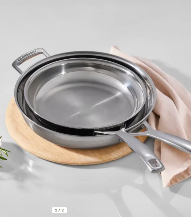 Le Creuset 3-Ply Frying Pan Set (Set of 2)