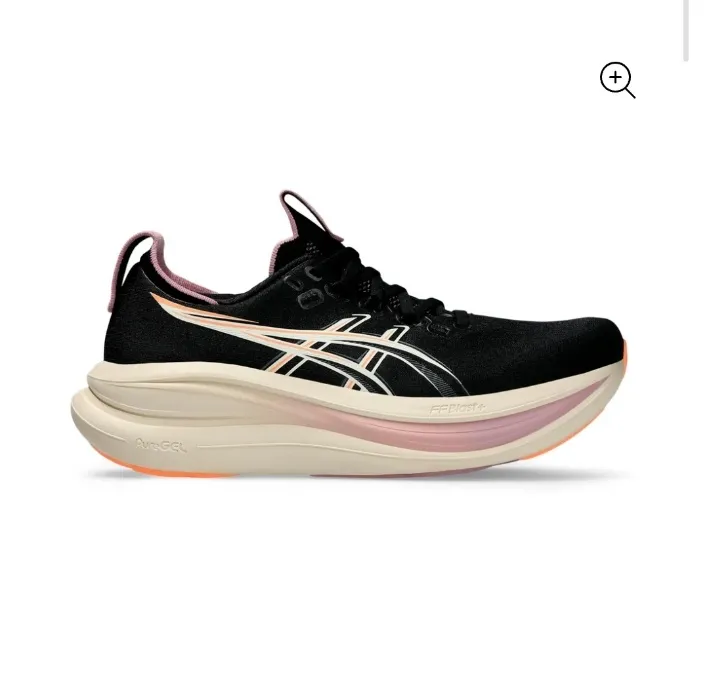 ASICS  GEL-NIMBUS 28 Neutral running shoe Women - black, lilac