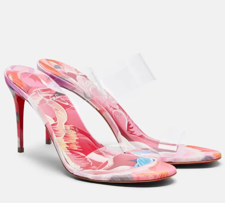  Christian Louboutin Just Nothing TPU mules