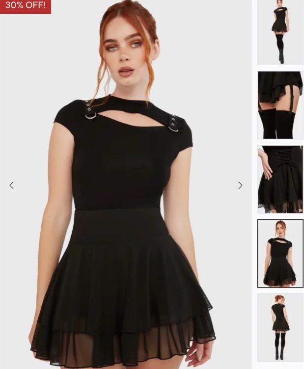 Yazumi Mesh Skirt