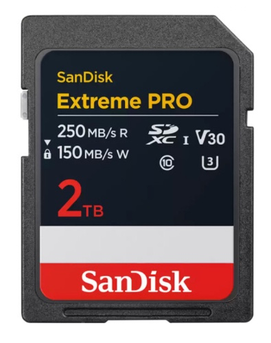 SanDisk 2TB Extreme PRO Memory Card