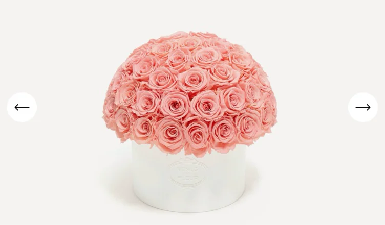 Venus et fleur Thalia porcelain vase