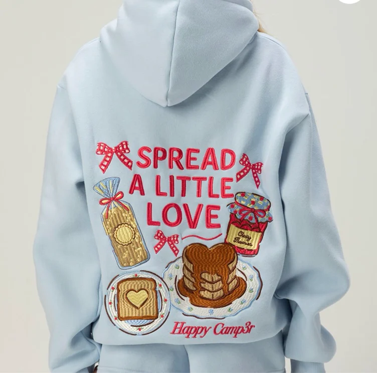 Happy camp3r honey & jam hoodie 