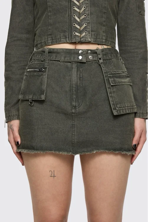 DANGERFIELD Shelter Skort | 6 / Olive