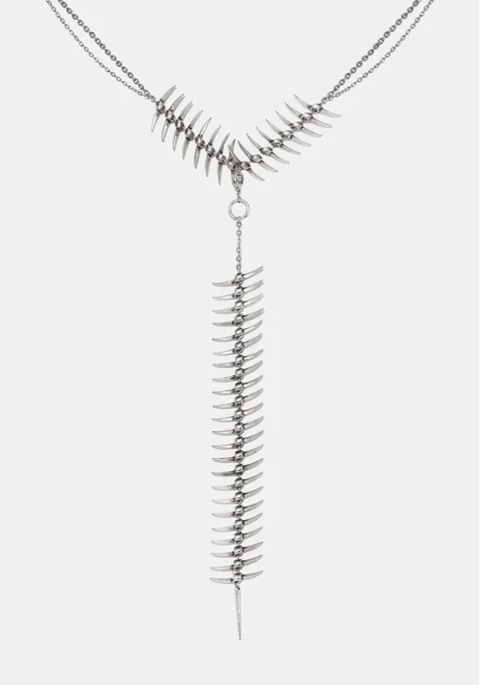 DISTURBIA Scorthex Lariat Spine Necklace | Default Title