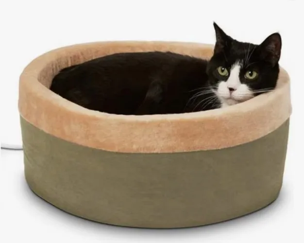 Thermo-Kitty Bed Indoor Heated Cat Bed